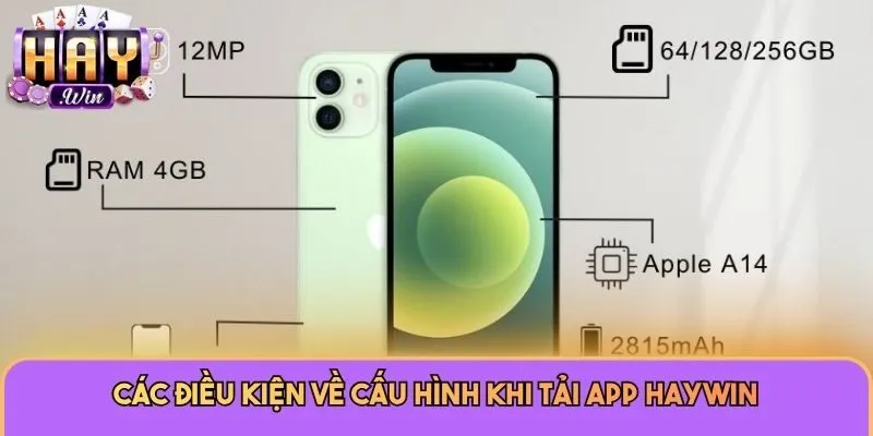 Các điều kiện về cấu hình khi tải app Haywin