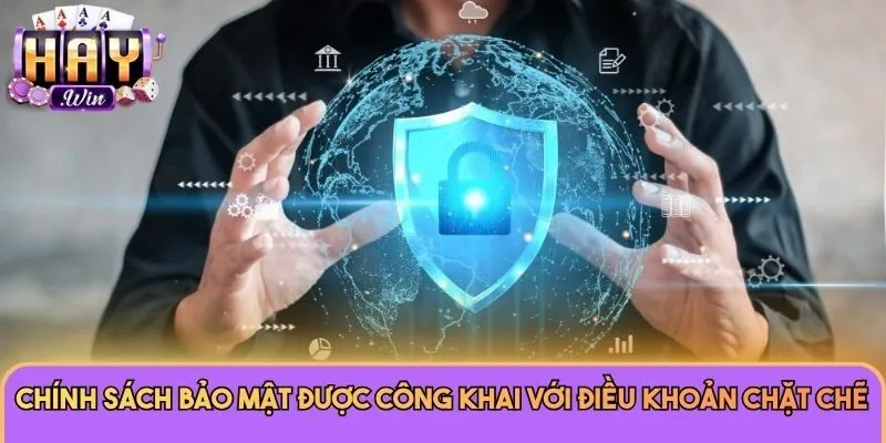 Chính sách bảo mật được công khai với điều khoản chặt chẽ