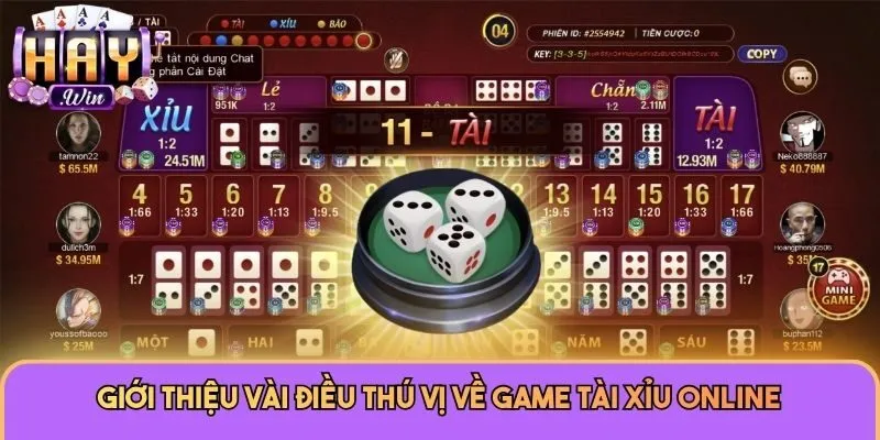 Giới thiệu vài điều thú vị về game Tài Xỉu online