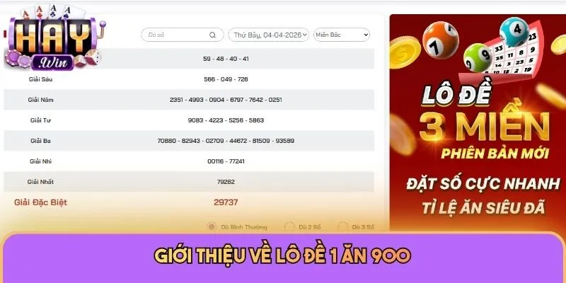 Giới thiệu về lô đề 1 ăn 900